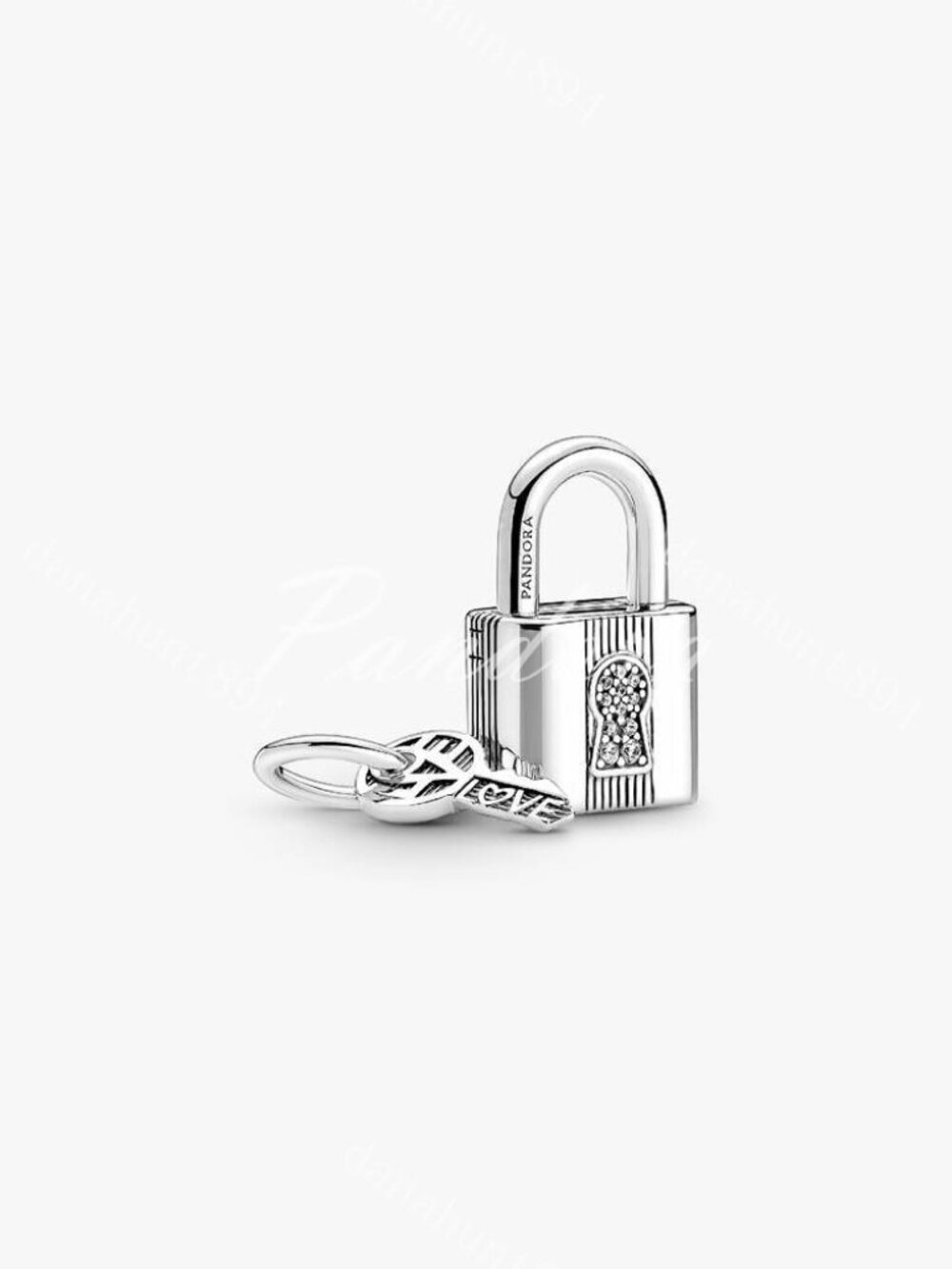 Pandora Padlock and Key Dangle Charm